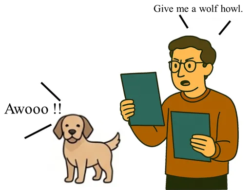 Polymorphism illustration where different objects respond differently to the same method call