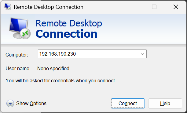 3-4 RDP Remote Control