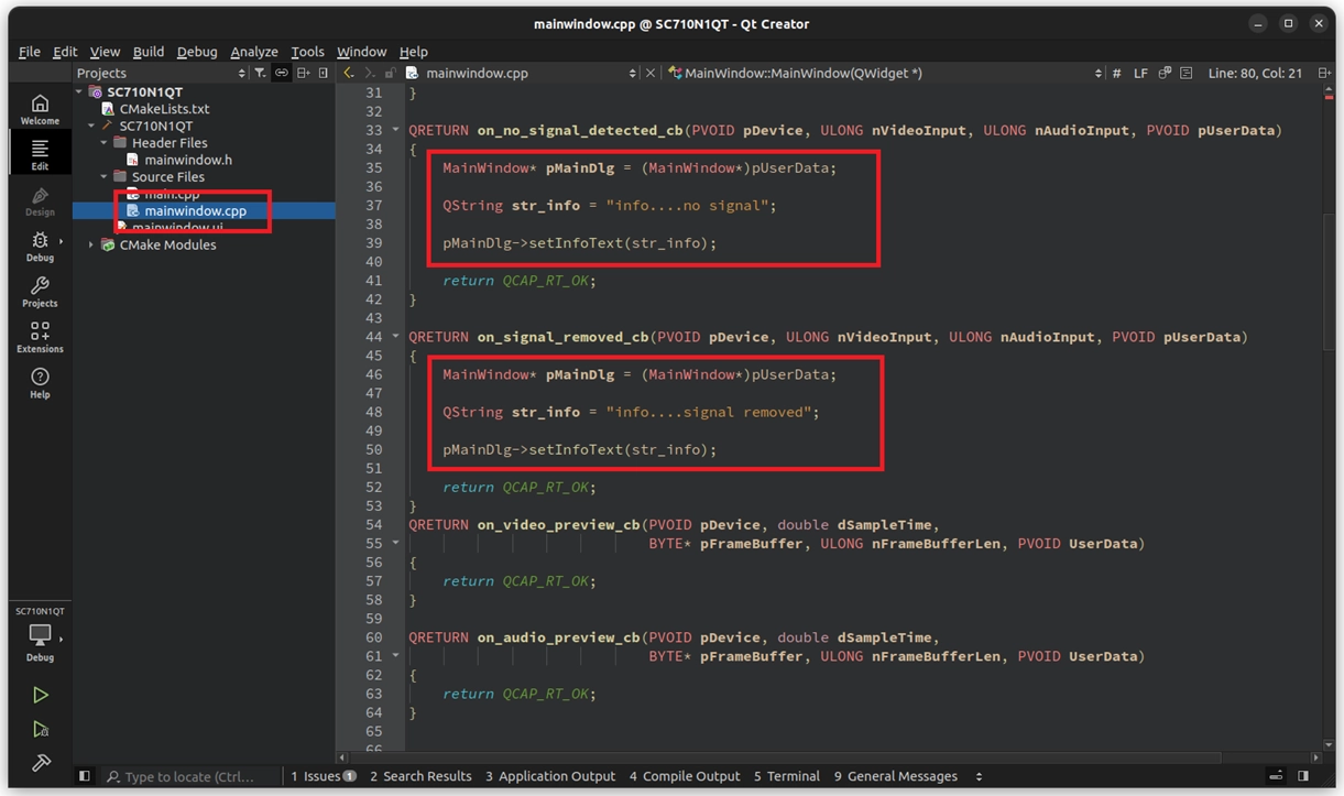 9-5 Callback and Image Snapshot Example