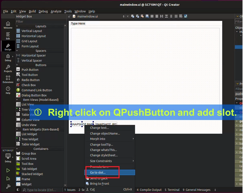 9-5 Callback and Image Snapshot Example