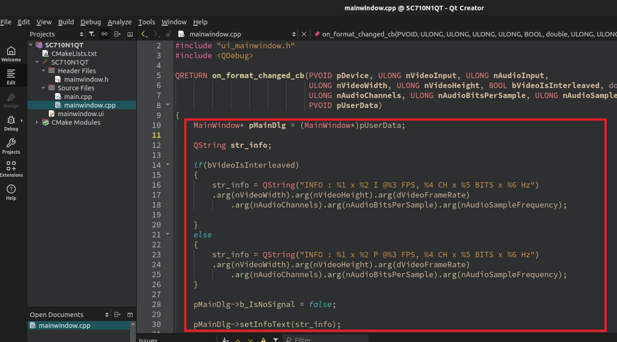 9-5 Callback and Image Snapshot Example