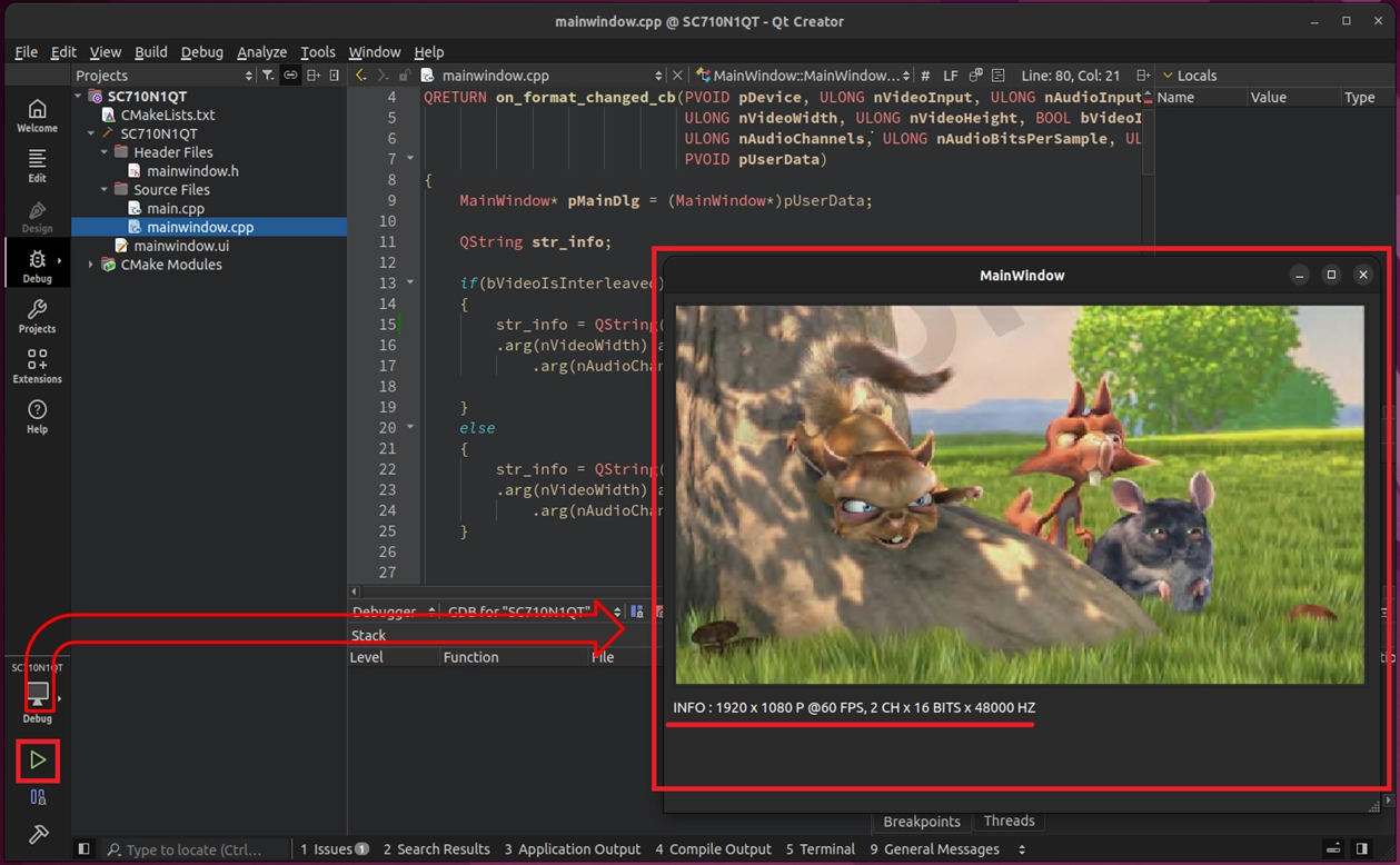 9-5 Callback and Image Snapshot Example