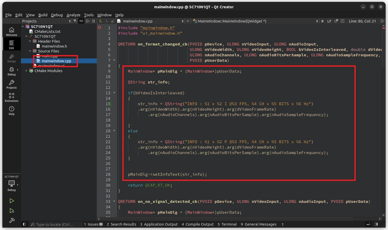 9-5 Callback and Image Snapshot Example